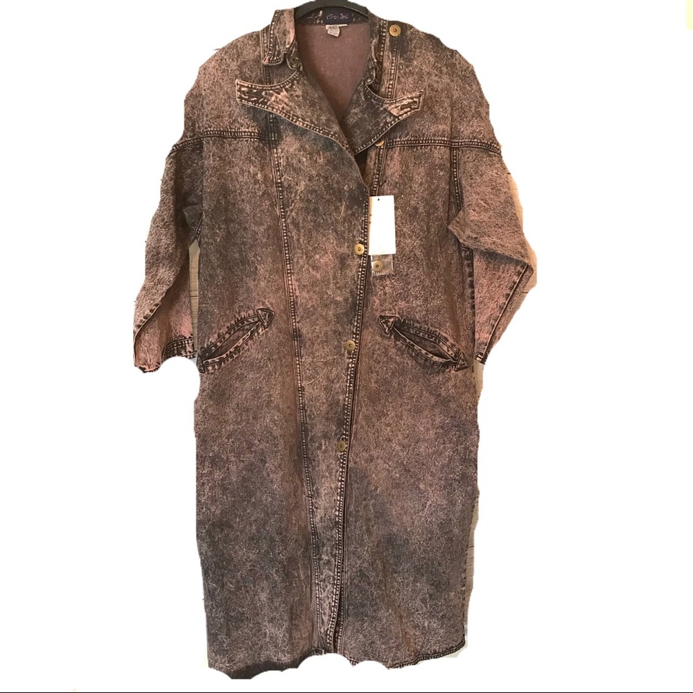 UPPER CLASS TYE DYE JEAN JACKET